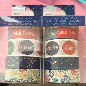 Decorative Washi Tape Set - Multicolor